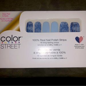 Color Street Nail Strips- Blue Jean Baby Design